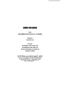 Image of Qadha dan Qadhar
